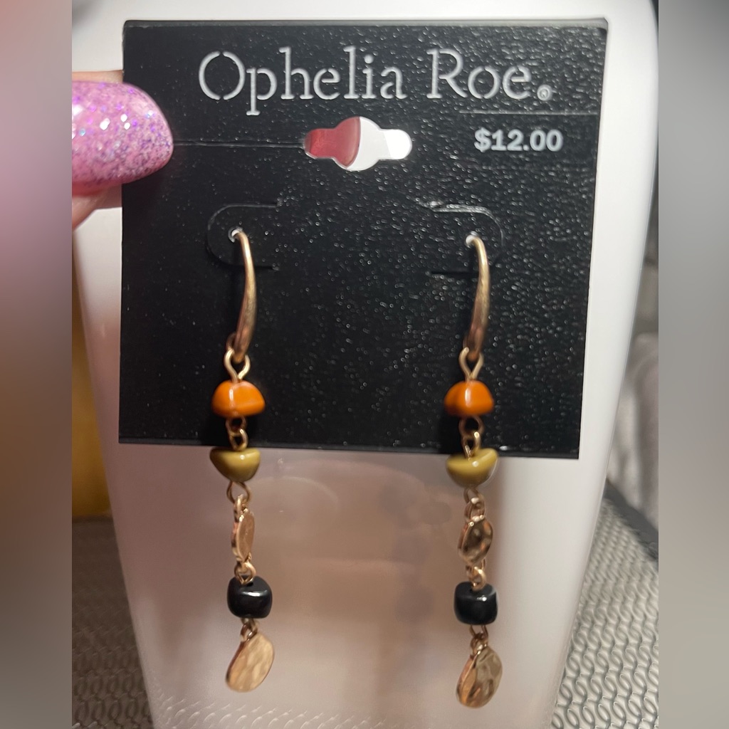 Ophelia Roe Fall Color Dangle Earrings 12$